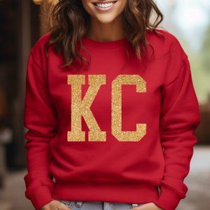 kansas city football Crewneck Sweatshirt/ kansas city Sweatshirt
